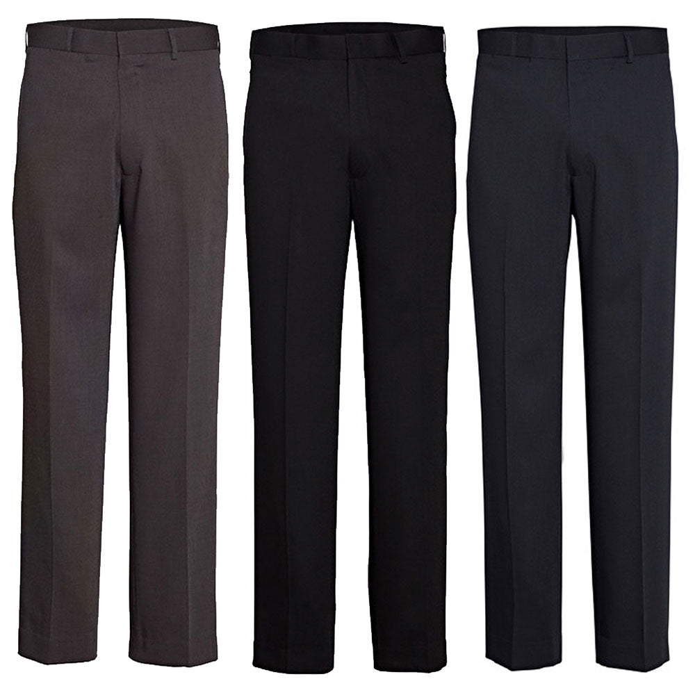 Trouser Navy Flat Front 92R Poly/Viscose_79906439_AVNT01NVY_BNVB-92 REG