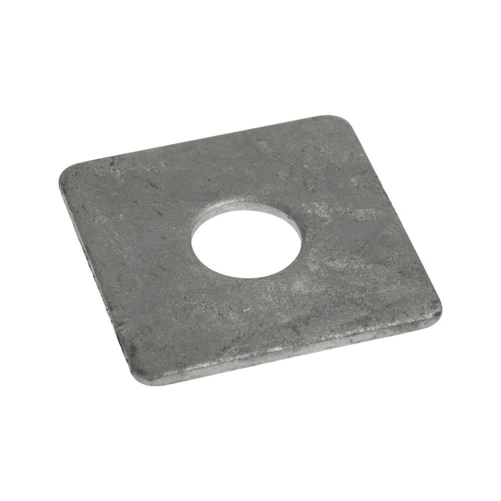 Washer Sqaure Galvanisee 12 X 38 X 3mm 161881 WSMSGM12038030