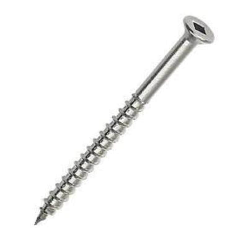 Screw Chipboard Countersunk Rib Head Square Drive Zinc Plated 8 X 45mm 79909134 T9PD3SQ0809045