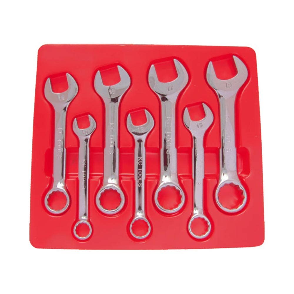 7 Pc Spanner Set Combination 10mm - 19mm Extra Short_79909769_A13501