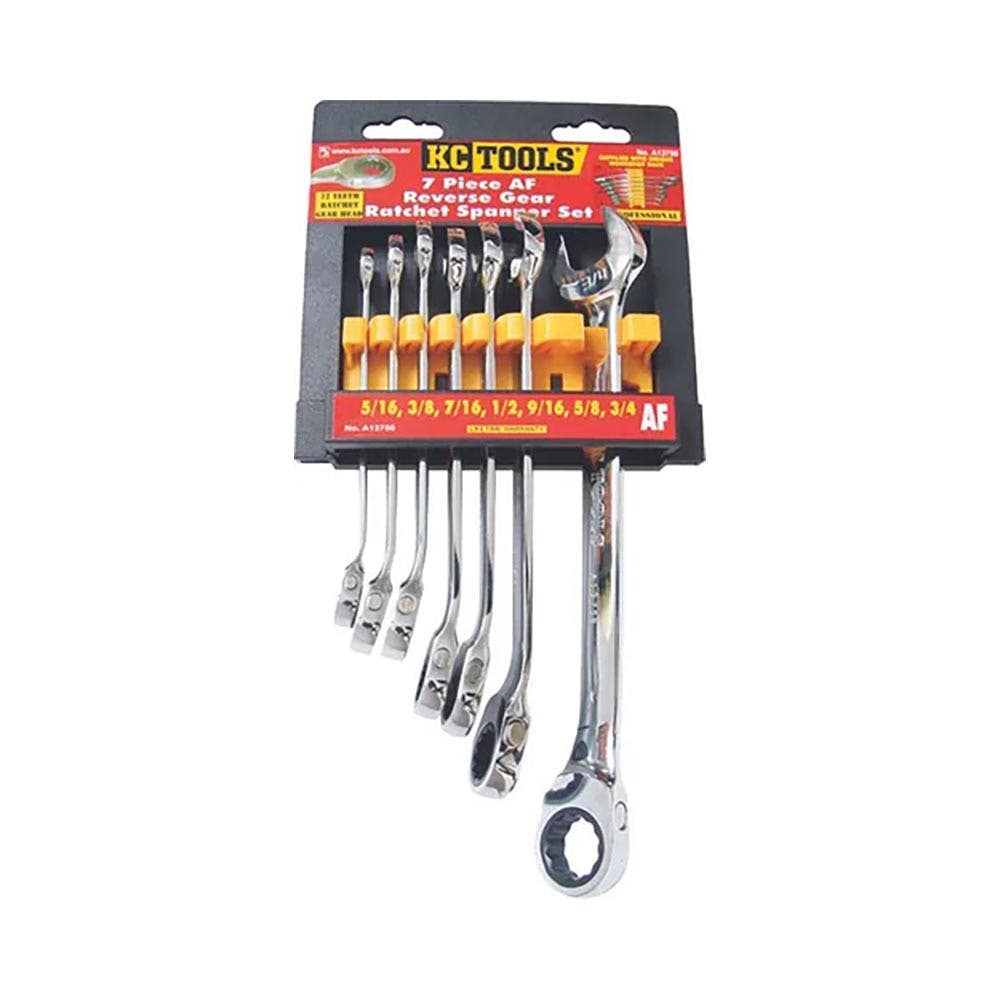 7 Pc Spanner Set Reverse Gear Ratchet 5/16'' - 3/4''_79909771_A13750