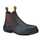 Boots Steel Toe Elastic Side PU Sole Claret 10.5 Oliver 40026809 34-626-105