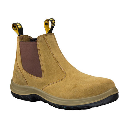 Boots Steel Toe Elastic Side PU Sole Claret 34-626 11 Oliver 287741 34-626-110