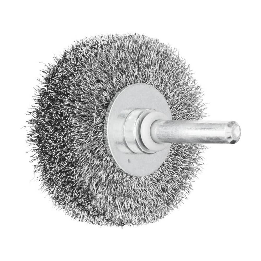 Wheel Wire Steel Crimped Shaft Mounted 50 X 15 X 6mm Pferd 79912668 43701013
