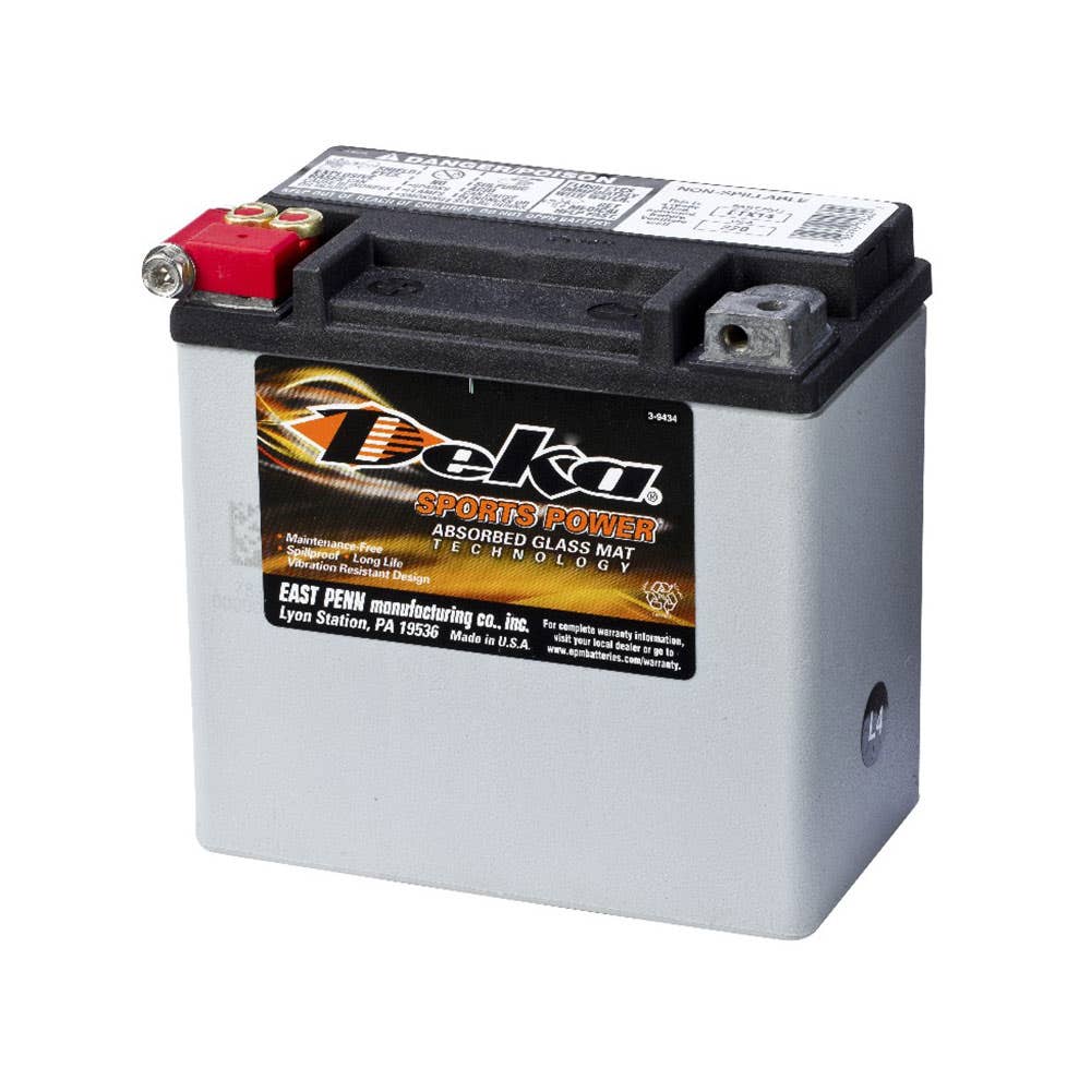 Battery AGM Sealed Maintenance Free Sports Power ETX14 Deka 79913763 ETX14