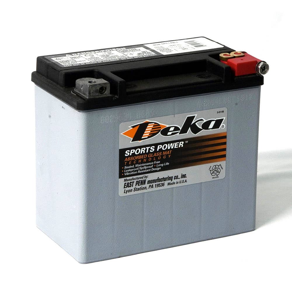Battery AGM Sealed Maintenance Free Sports Power ETX9 Deka 79913770 ETX9