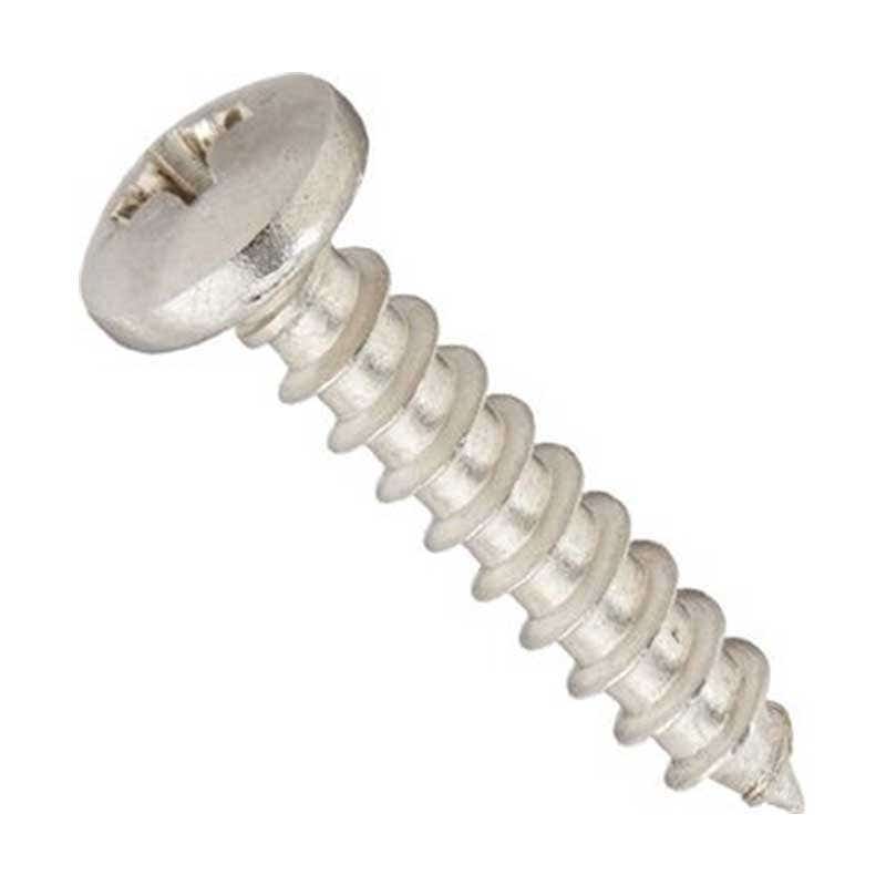 Screw Metal Thread Phillips Pan Head 304 Stainless Steel 6 X 65mm 60028333 676186
