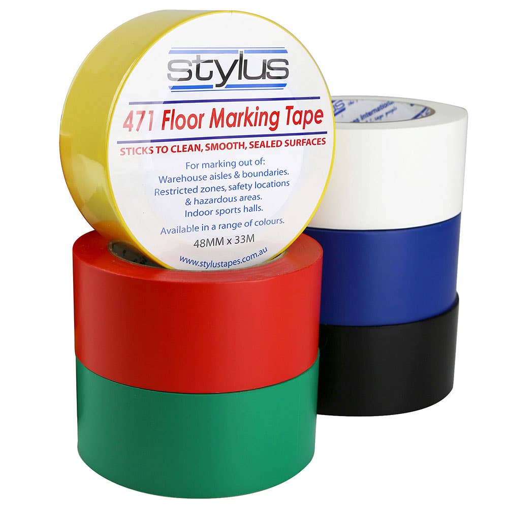Tape PVC Floor Line Marking Black 48mm x 33m 79916610 4484