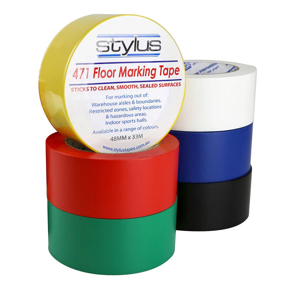 Tape PVC Floor Line Marking Red 48mm x 33m 79916612 4480