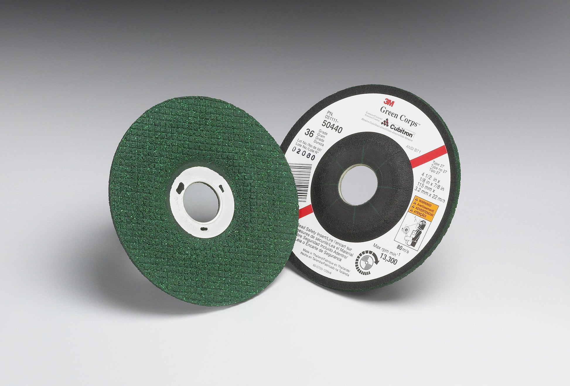 Disc Grinding Rigid Green Corps 180 X 6 X 22mm 24G 3M_79921218_7000008825