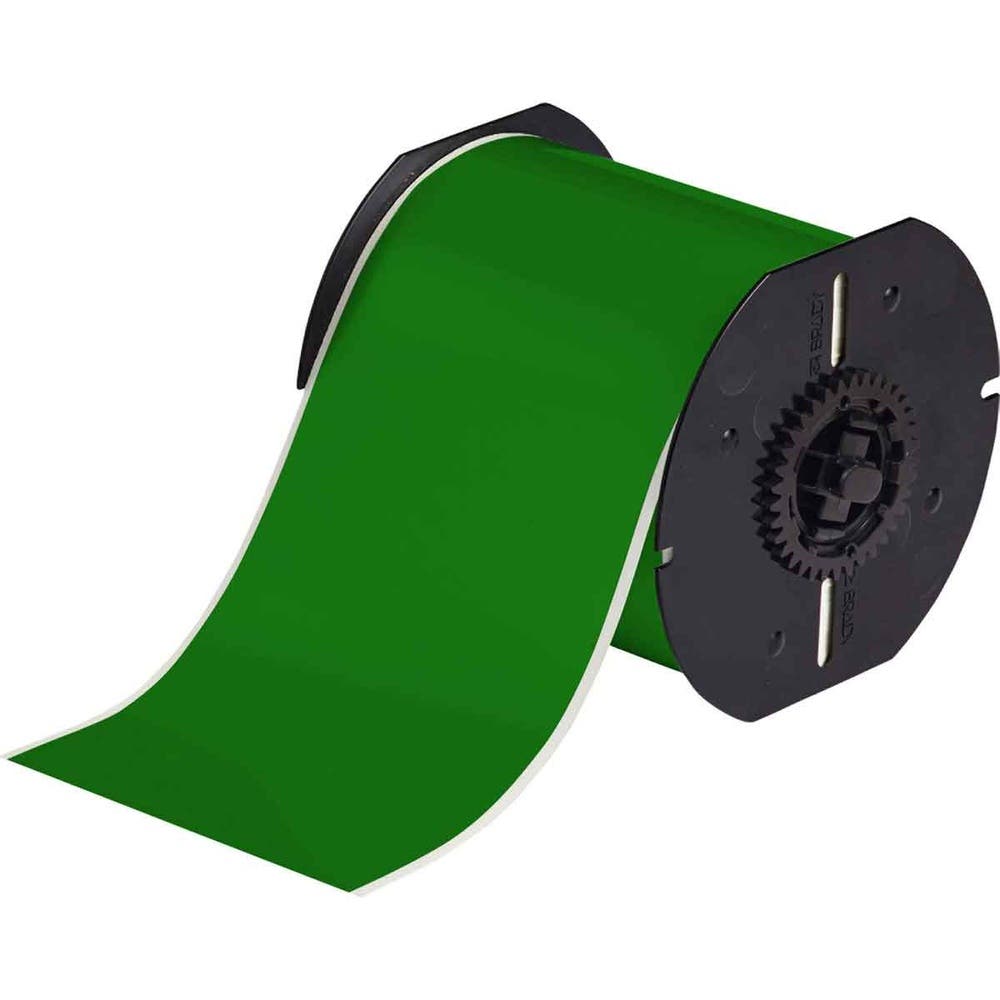 Tape Label Vinyl Indoor/Outdoor B-595 Green 100mm X 30m B30 Series 79922027 142007