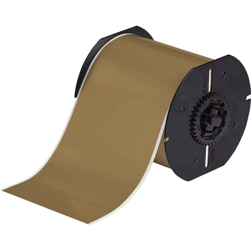 Tape Label Vinyl Indoor/Outdoor B-595 Gold 100mm X 30m B30 Series 79922028 142003