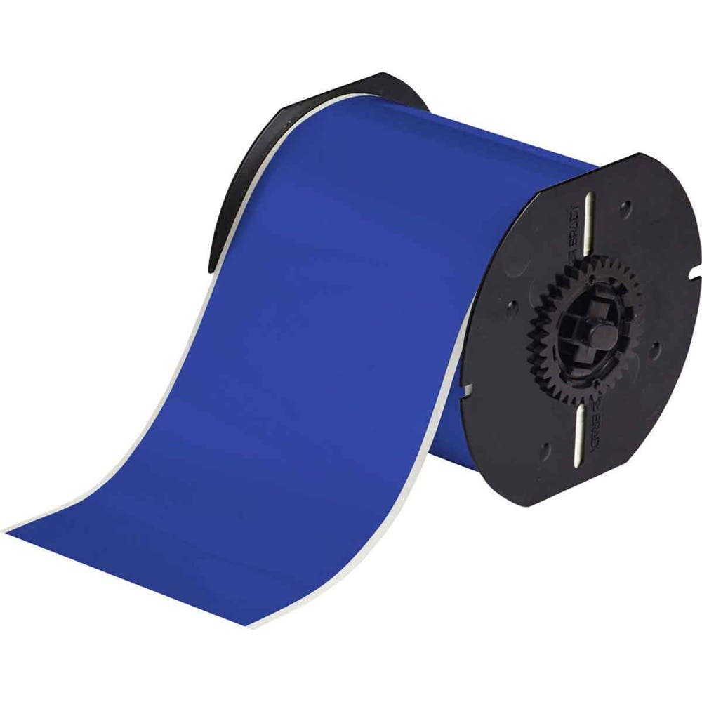 Tape Label Vinyl Indoor/Outdoor B-595 Blue 100mm X 30m B30 Series 79922030 141991