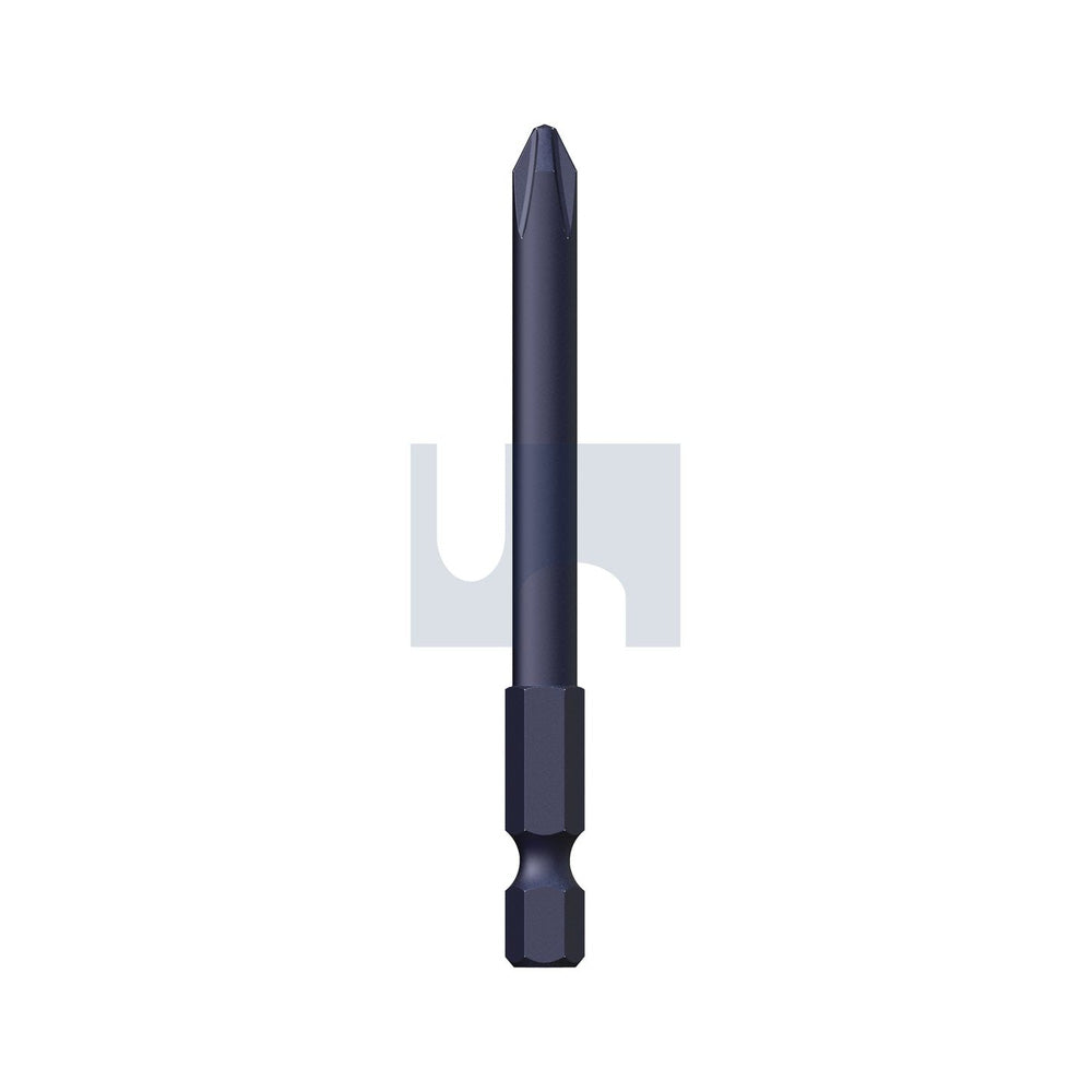 Power Phillips S2 Alloy Steel Standard Drive Bit 1/4'' Ph2 75 - Pk 25_40098977_TXDDPPHS20075