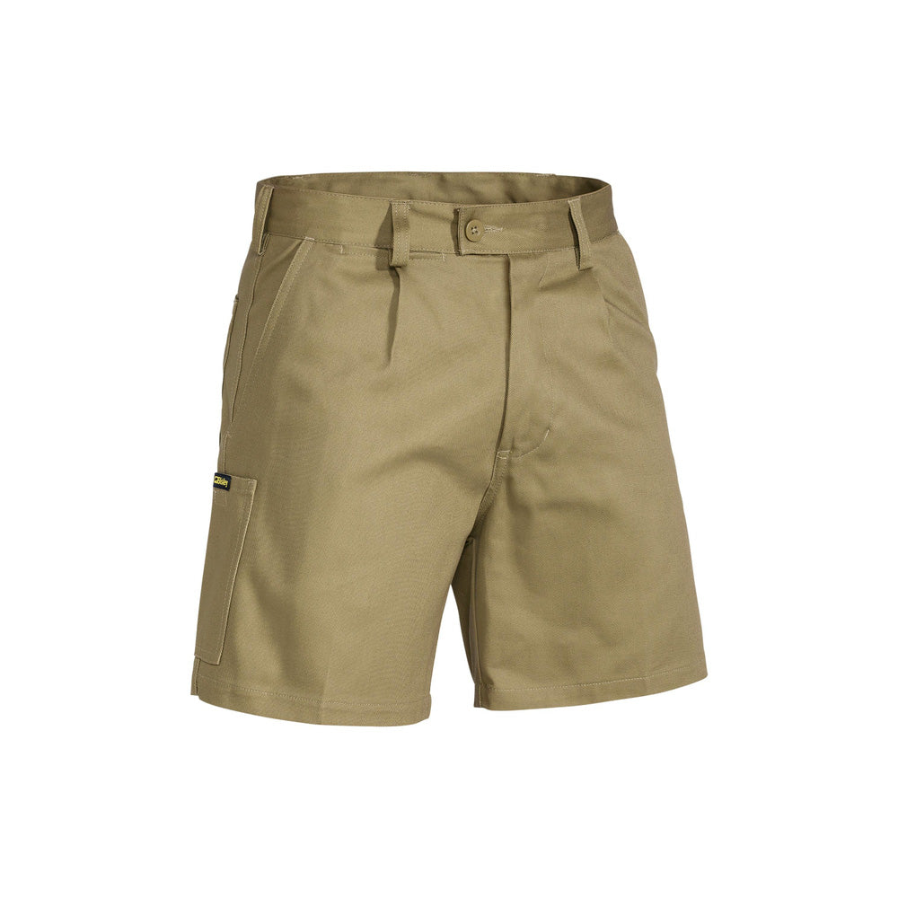 Shorts 127R Khaki Cotton Drill 310gsm Work Bisley_31210199_BSH1007_BCDRR27