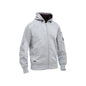 Hoodie Fleece Full Zip Kangaroo Pouch 4XL_580692_BK6725_BGGY4XL