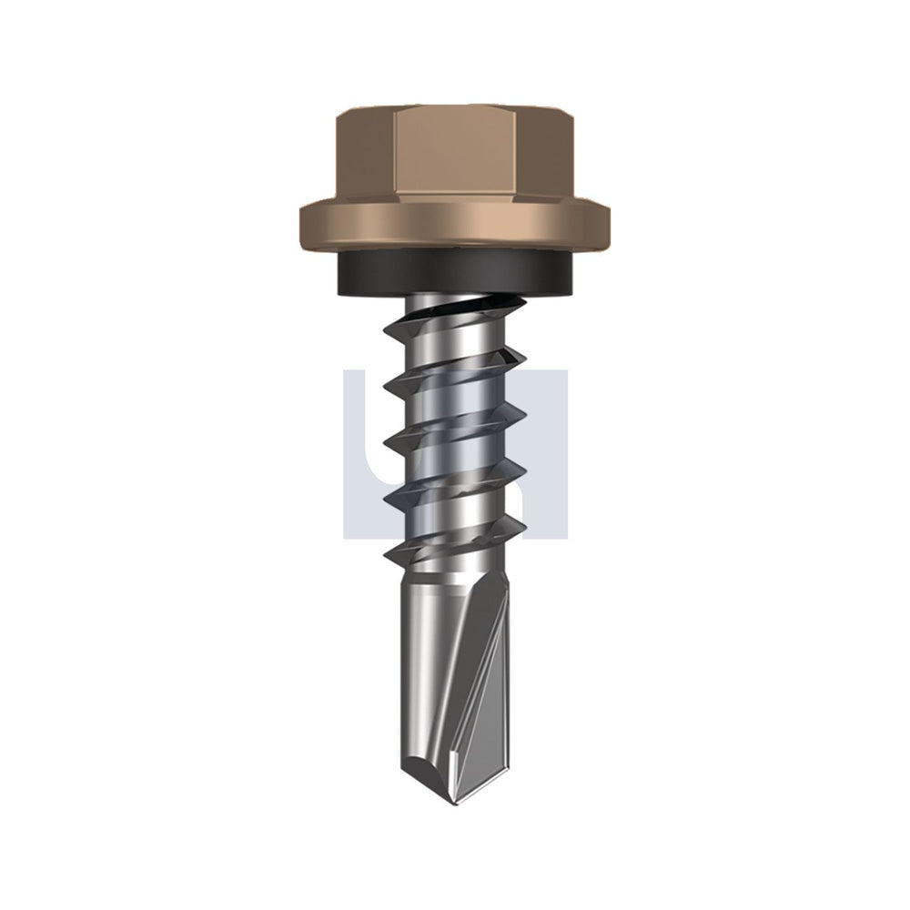 Metal Sds Hex Head + Washer Stone - Cl4 As3566 #14-10 25 - Pk 1000_40095883_TSTM4SH1410025