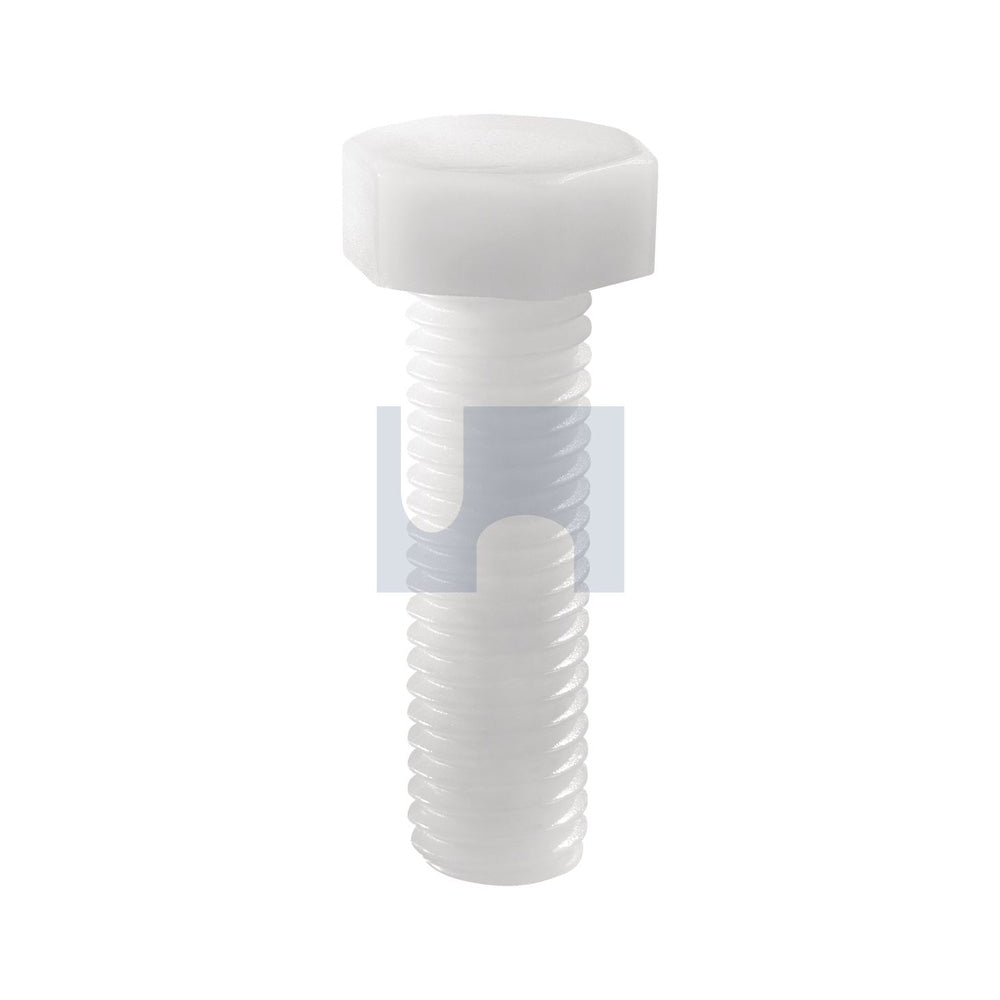 Unc Hex Hd Set Screw Nylon Natural Asme B18.2.1/Hec 1/4'' 1/2'' - Pk 100_40092365_BS66PC0250050