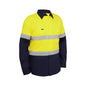 Shirt Tape Ripstop Cotton 145gsm Yellow/Navy L Bisley_40114994_BS6495T_TT01L