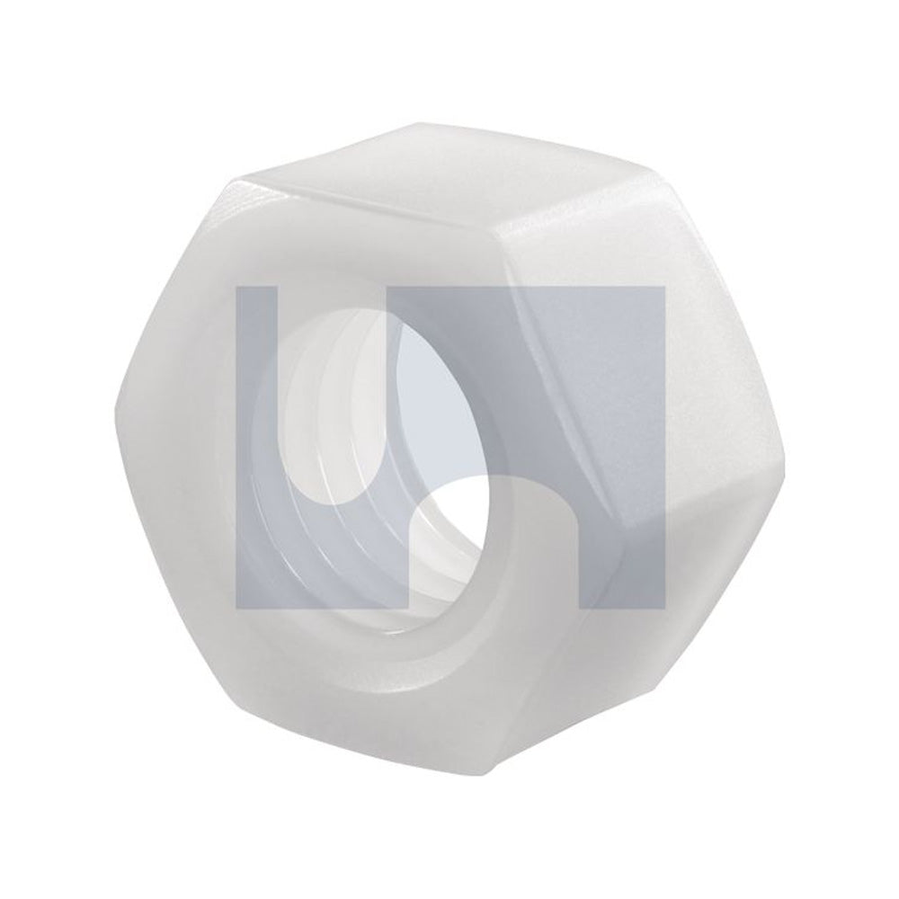 Unc Hex Nut Nylon Natural Hec 1/4'' Unc - Pk 100_40093444_NH66PC025