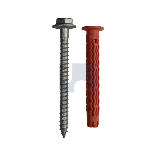 Mqlk-Stbf Nylon Frame Plug HDG Collar And Hex Screw T40 10 100/30 - Pk 50_40088599_MUNMQLKF1060510