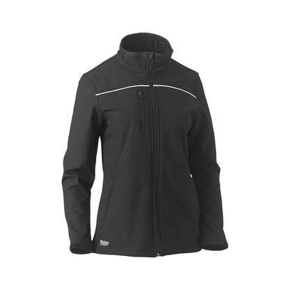 Jacket Womens Soft Shell Bisley 6 Black BJL6060_BBLK6_40021920_BJL6060_BBLK6