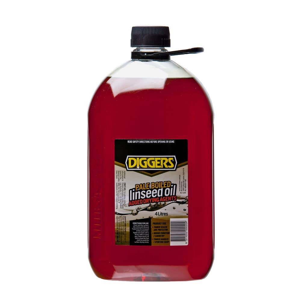 Oil Linseed Boiled 4L 80501220 16406-4DIG