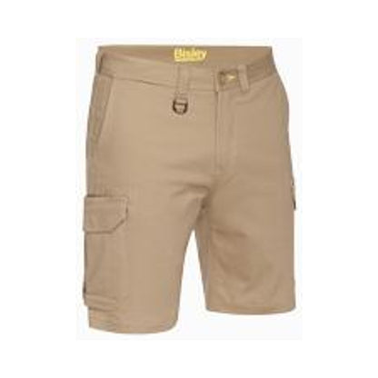 Shorts Stretch Cotton Drill Cargo 280gsm BSHC1008 Khaki 72R_40050079_BSHC1008_BCDRR72