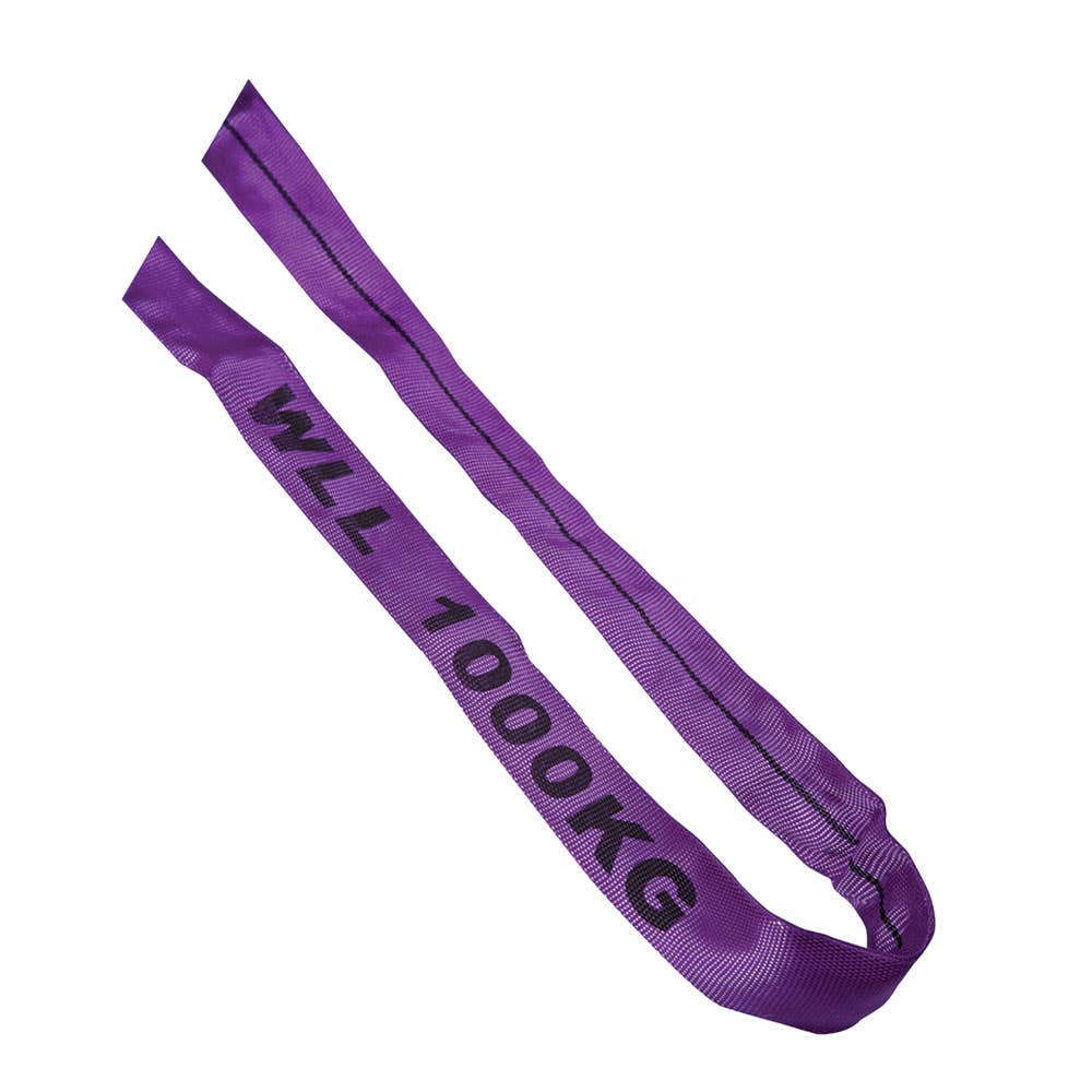 Saturn 1t 5m Violet Round Polyester Lifting Sling 91180005 RS1X5