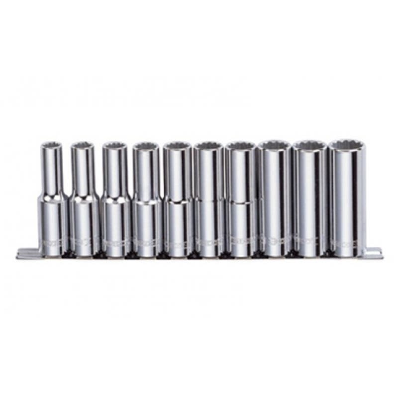 Socket Set 1/2'' Dr Metric 10 Piece Deep Sidchrome 81005086 SCMT14252