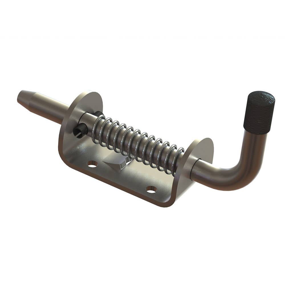 Bolt Spring Zinc Plated Black Knob 12mm 81006048 0837/002