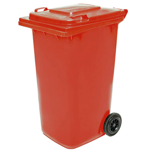 Wheelie Bin Plastic Flip Top Lid Red 240L 81006108 MGB240RED