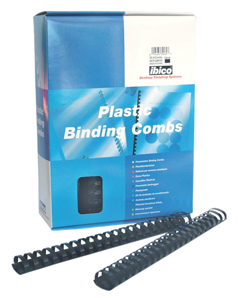 Binding Comb Rexel Plastic 8mm 21 Ring Coil Pack 100 Blue_39194304_45522
