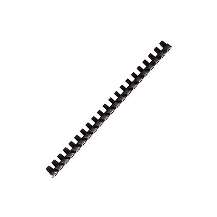 Binding Comb Plastic 19mm 21 Ring Coil Pack 100 Black_39194803_12155