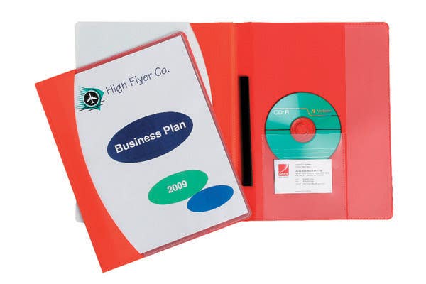 Marbig Flat Files A4 Premier With Insert Cover Red 39405324 2054003
