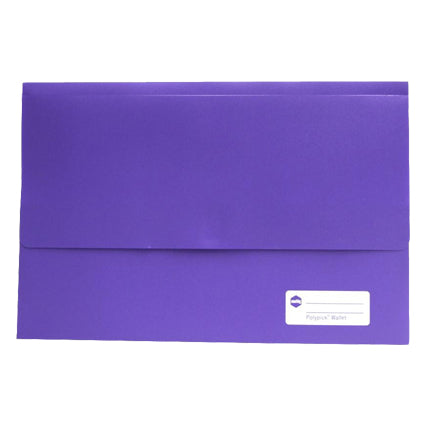 Marbig Polypick Foolscap Document Wallet Purple_39383017_2011019
