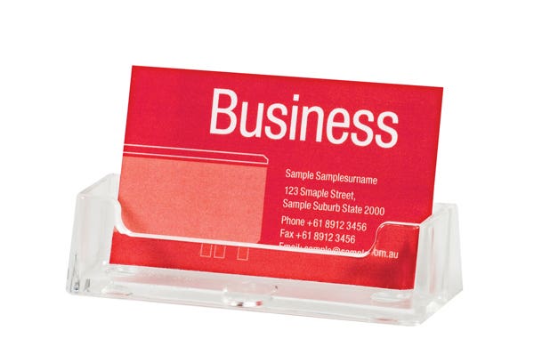 Business Card Holder Landscape 1 Pocket 38986800 45579