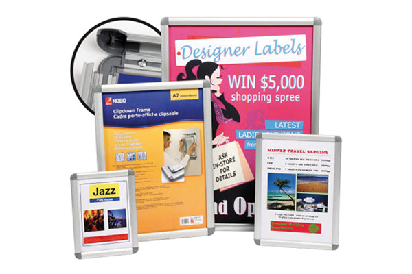 Frame Poster Instant Display A3 297 X 420mm Silver Quartet_820070100_0332150