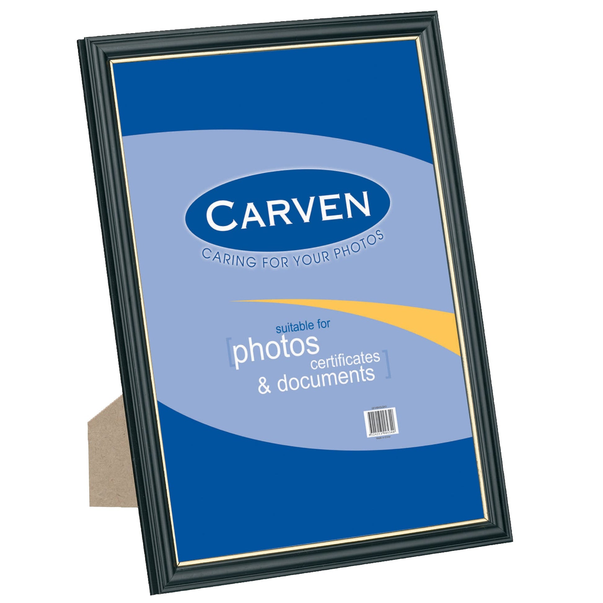 Carven Document Certificate Frame A4 Black Gold_820075022_QFWBKGLDA4