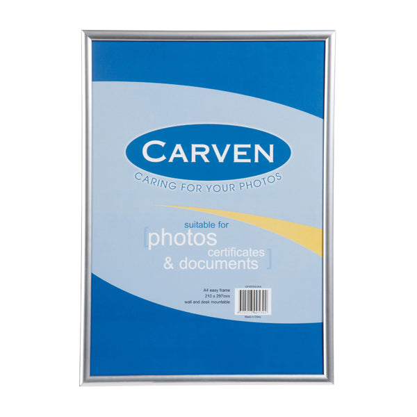 Carven Document Certificate Frame A4 Silver_38117125_QFWDSILVA4
