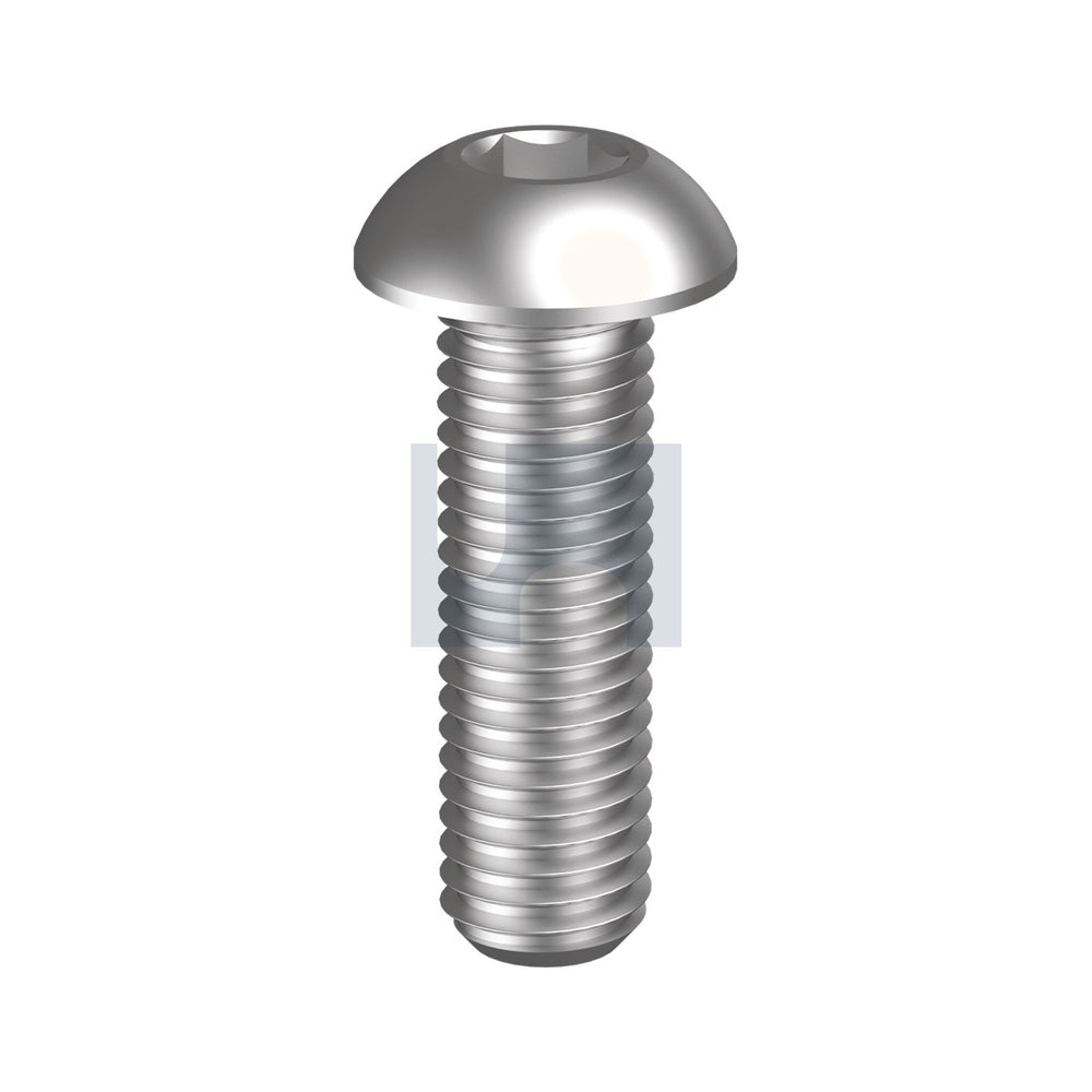 Unc Btn Hd Skt Screw H 304 SS Ansi B18.3/A2 8-32 Unc 1 - Pk 100_40099623_SB04P08320100