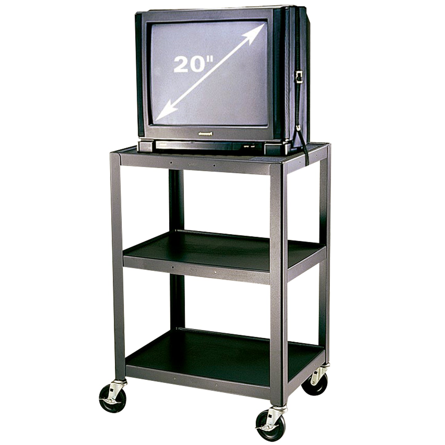 Tuffy Utility Trolley 3 Shelves 86Cm Black_835025500_QTWT34
