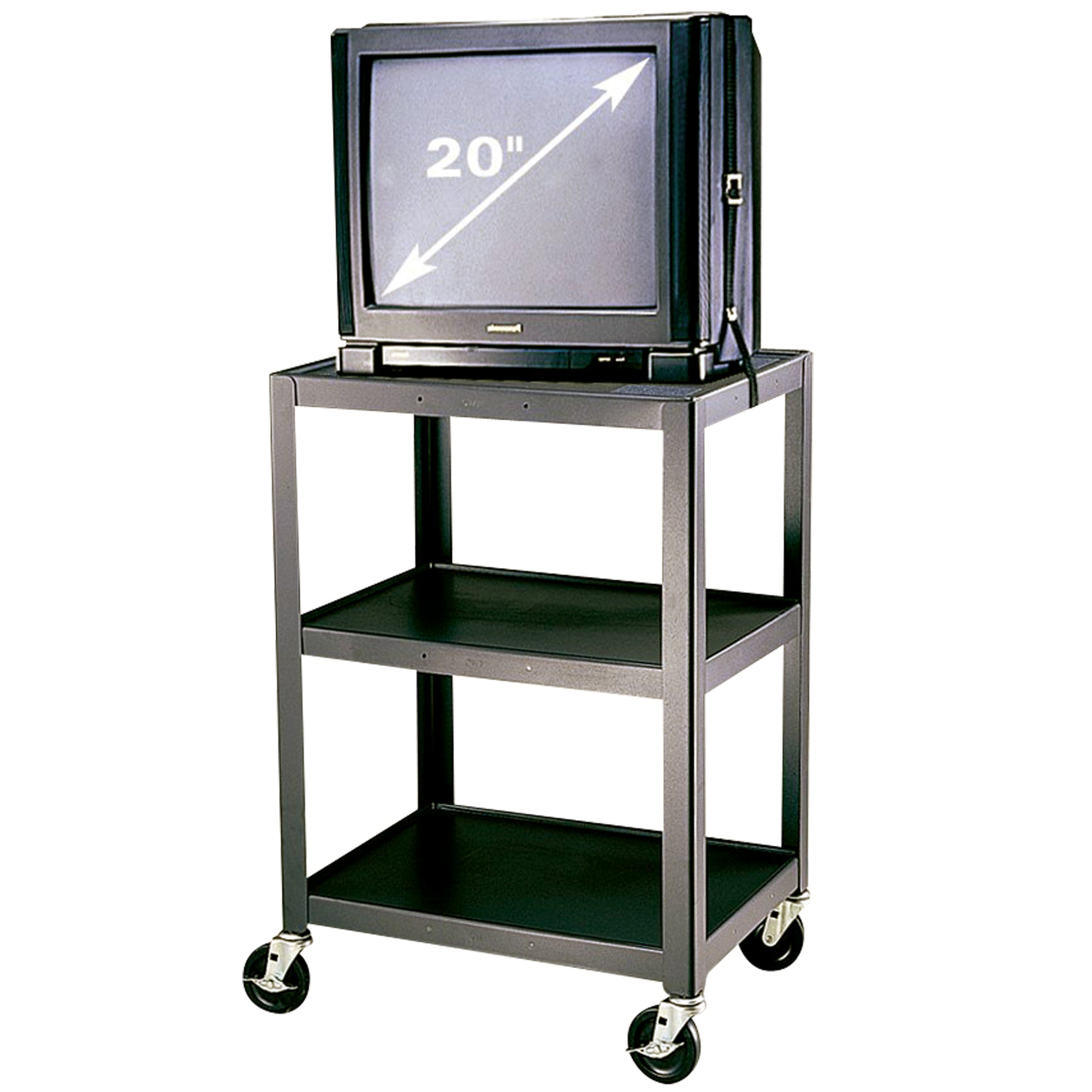 Tuffy Utility Trolley 3 Shelves 86Cm Black_835025500_QTWT34
