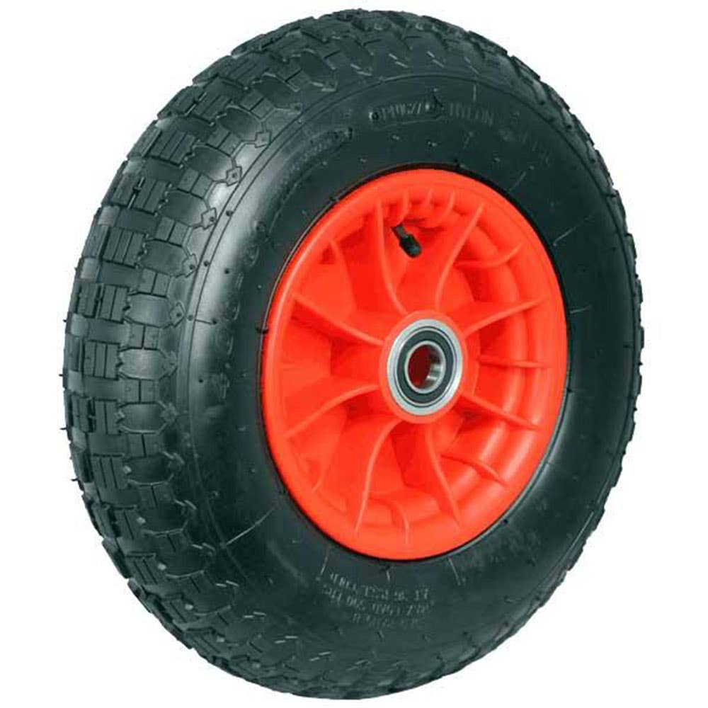 Wheel Rubber Pneumatic On Plastic Centre 400 x 100mm 200kg 8403001 PN1627-m25BB