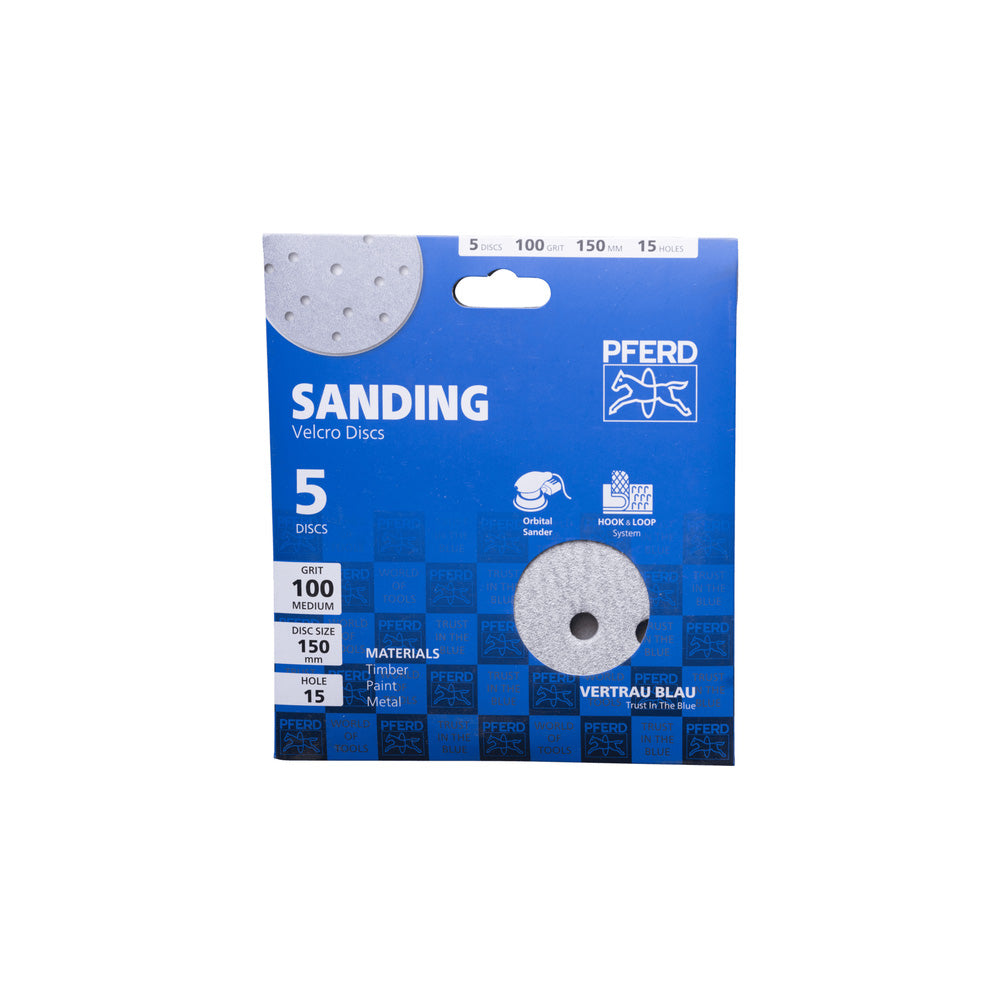 POS uni. alu. oxide hook and loop-backed abrasive disc KSS ECO AC 150 A100_40108425_45017917