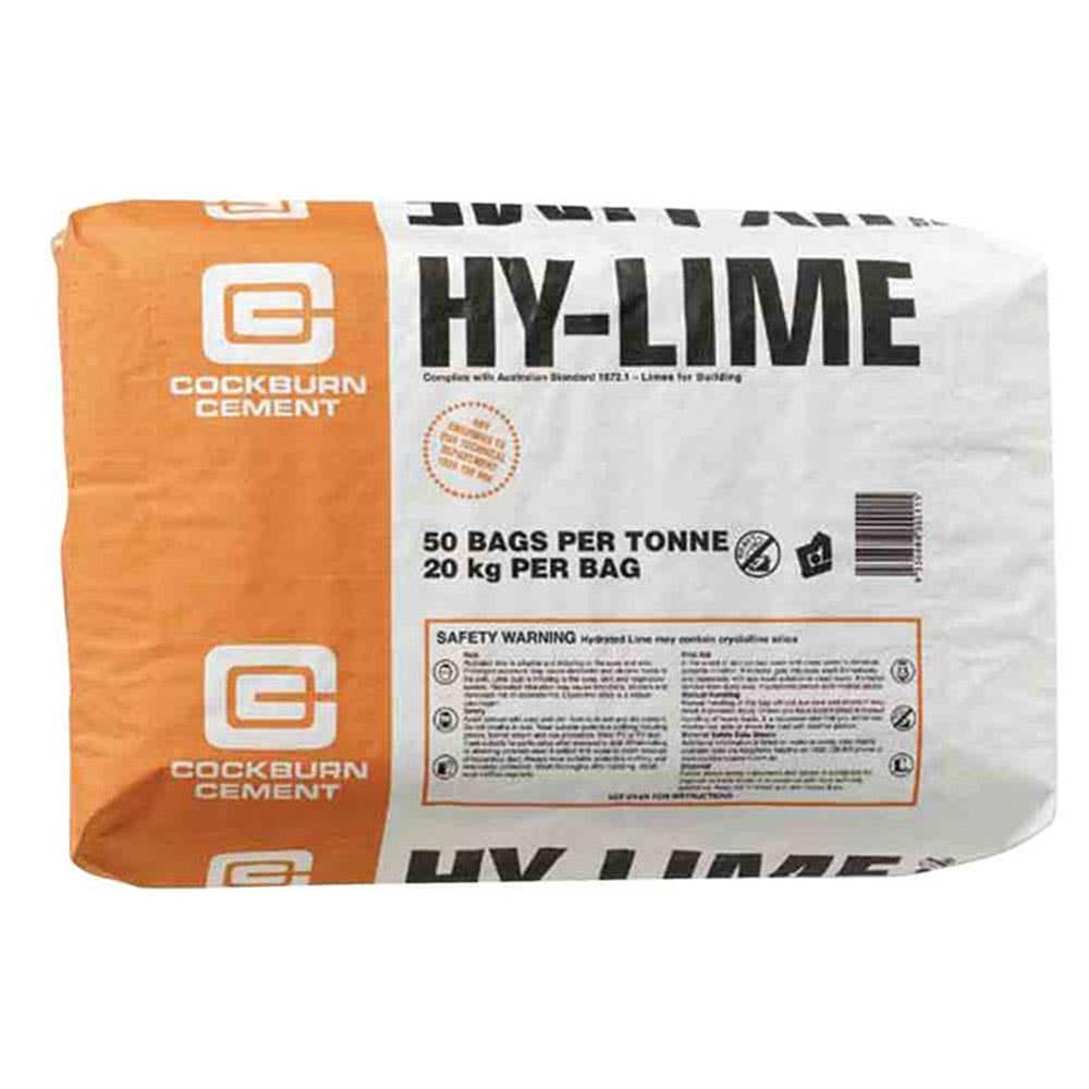 Hydrated Lime 20kg Cockburn Cement 8601001 HYL20CO