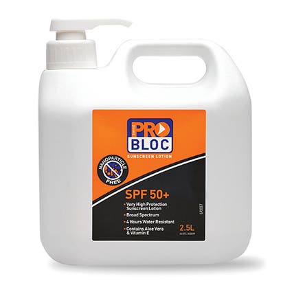 Prochoice Probloc Spf50+ Sunscreen 2.5L Pump 87000987 SS25-50
