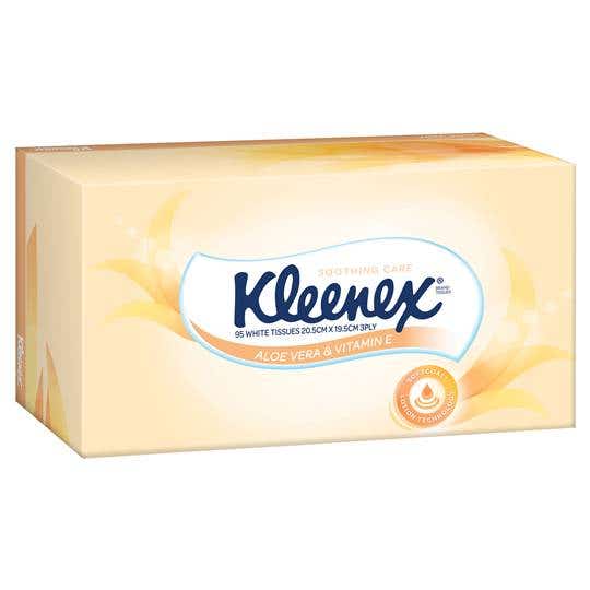 Kleenex Tissue Facial Aloe Vera Box 95 Tissues 87001073 0291