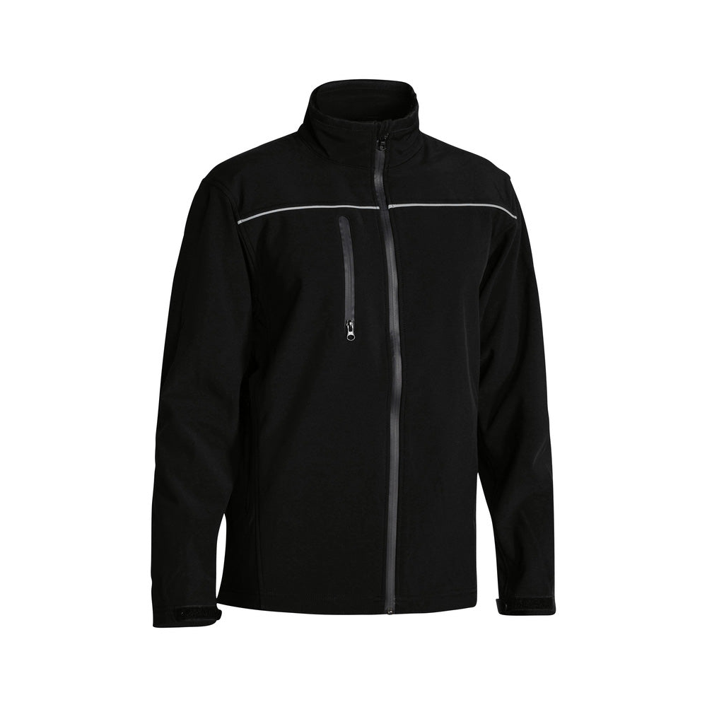 Jacket Soft Shell 310gsm Black 2XL Bisley_168835_BJ6060_BBLK2XL