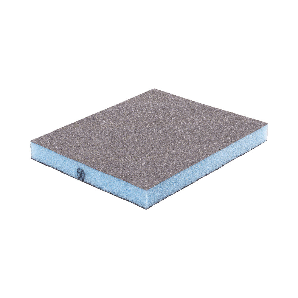 Waterproof sanding sponge 98x120x13 mm A60 two-sided for general use_40108356_44697653
